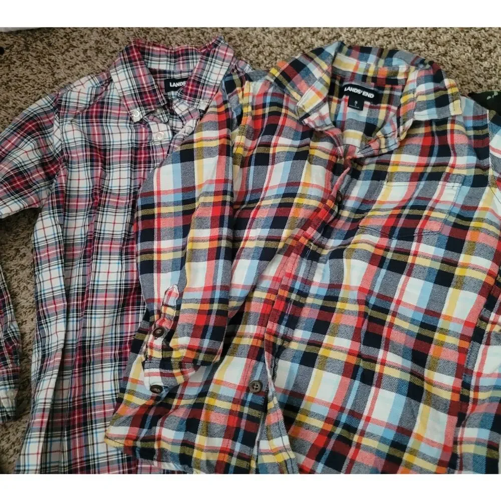 Nike, Lands End, Adidas, Prime Boys top Bundle- size Small- 6 pieces